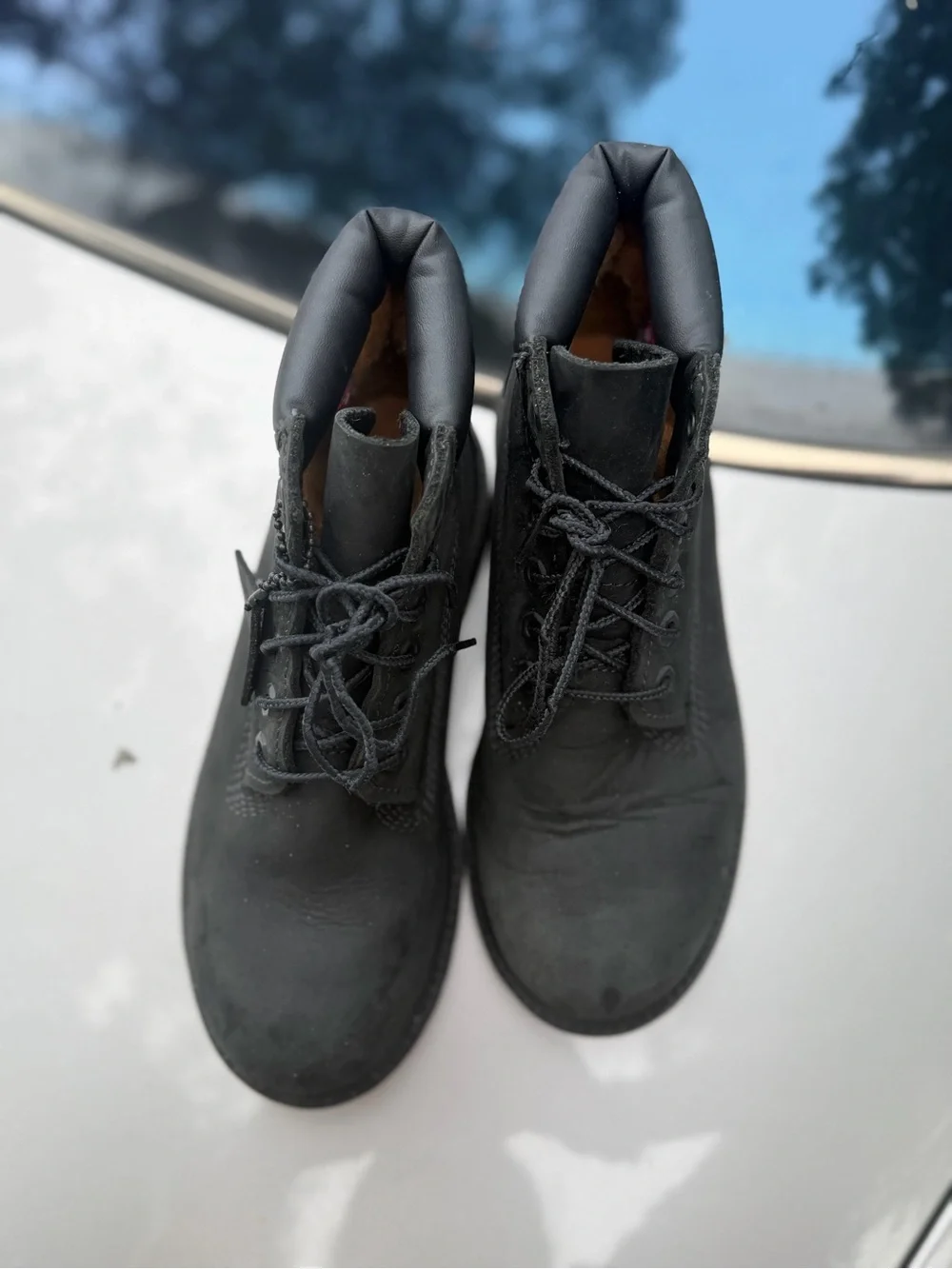 Timberland Kids Black Lace-Up Boot